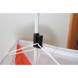 Poststativ i glasfiber med tang og SI holder.