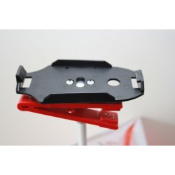 Poststativ i glasfiber med tang og SI holder.